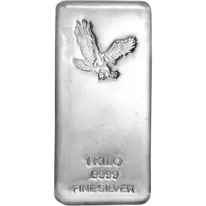 CNT Kilo Eagle Cast Silver Bar (.9999)