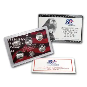 Mint Proof Set - 2006S 5 Piece Quarter Silver ($1.25 FV) - Set