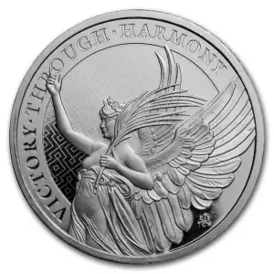 2021 St. Helena 1 oz Silver Queen's Virtues: Victory