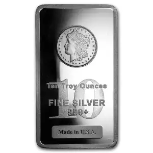 10 oz Silver Bar - Morgan