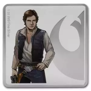 2025 Agoro Star Wars Allies | Han Solo and Chewbaca 1oz Silver Medallion