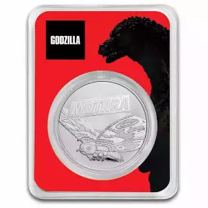 2023 Niue 1 oz Silver Mothra Coin BU in TEP (3)