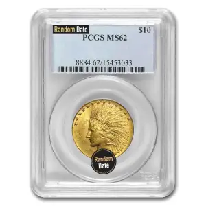 Indian $10 (1907 - 1933) - PCGS - MS62