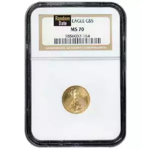 Any Year - 1/10 oz Gold Eagle - NGC - MS 70