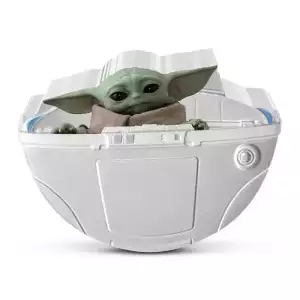 2023 Niue Star Wars Mandalorian Grogu in Pod (2023 Ver.) 1 oz Silver Coin (5000 Mintage)