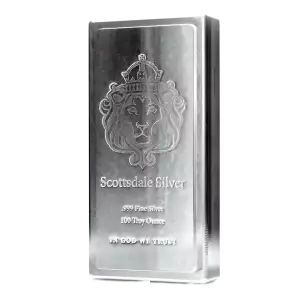 Scottsdale Mint 100oz King Silver Stacker Bar (3)