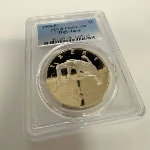 1996-P $1 High Jump, CAM