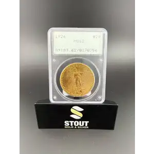 1926 Double Eagles Saint Gaudens PCGS MS-62 Rattler