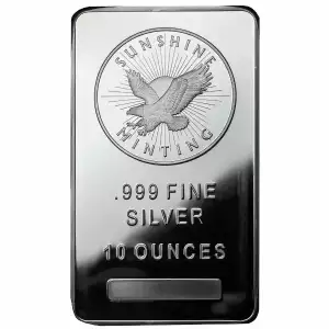 10oz Sunshine Mint Silver BAR