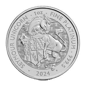 2024 1oz British The Royal Tudor Beast - Platinum Seymour Unicorn (3)