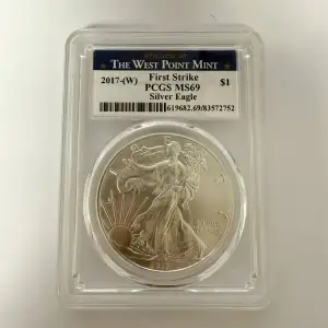 2017-(W) $1 Silver Eagle Struck at West Point First Strike (4)