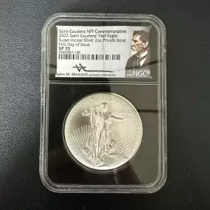 2022 NPF Silver Saint Gaudens Half Eagle Super Incuse Silver 2oz  (4)