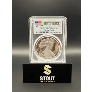 2017-W $1 Silver Eagle First Strike, DCAM