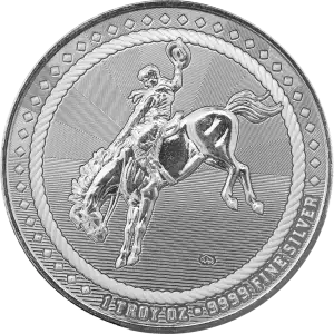 1 oz Cowboy - Buffalo Privy Silver Round (3)