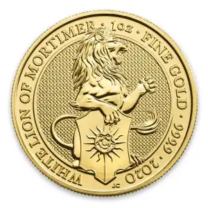 2020 1 Britain Queen's Beasts: The White Lion of Mortimer (2)