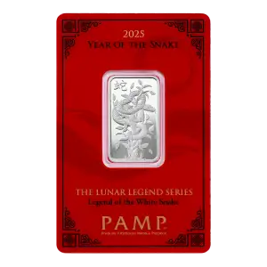2025 10g PAMP Silver Bar - Year of the Snake (2)