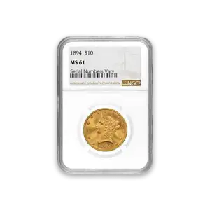 Liberty Head $10 (1838 - 1907) - PCGS - MS61