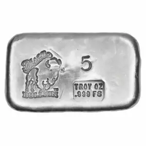 Bison Bullion 5oz Silver Bar