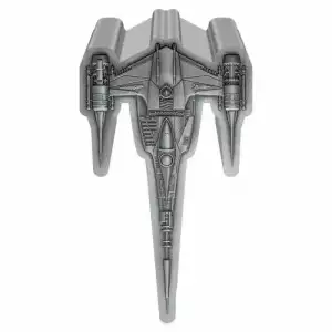 The Mandalorian™ – The Mandalorian's N-1 Starfighter™ 1oz Silver Shaped Coin (3,000 Mintage) (5)