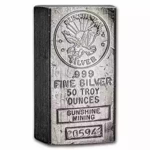 Vintage 10oz Silver Bar - Sunshine Mint (2)